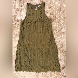 Xtraordinary Olive Lace Dress